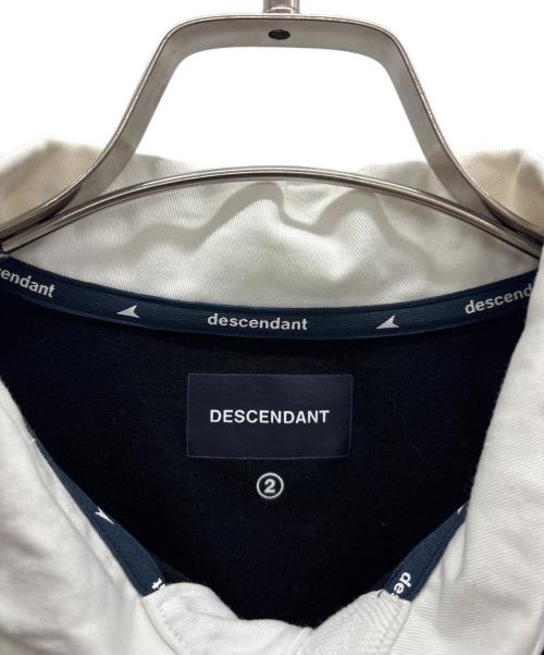 DESCENDANT（ディセンダント）DESCENDANT (ディセンダント) ラガーシャツ ブラック×パープル サイズ:2の古着・服飾アイテム