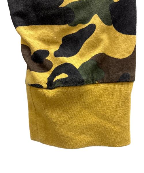 A BATHING APE（ア ベイシング エイプ）A BATHING APE (ア ベイシング エイプ) ロングスリーブカットソー イエロー サイズ:Mの古着・服飾アイテム