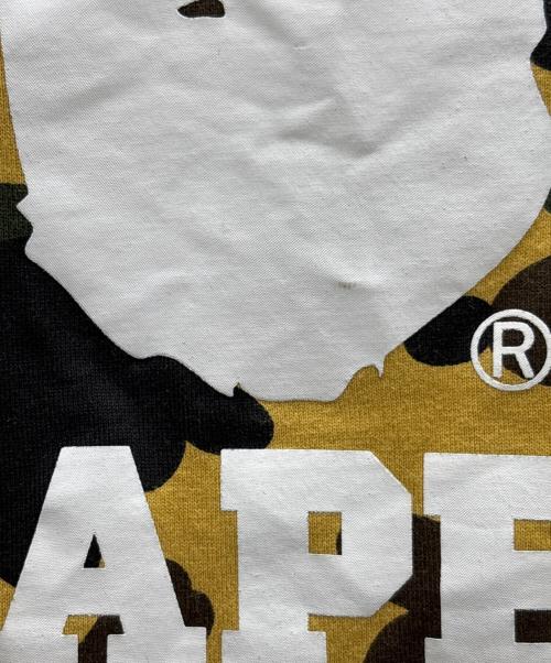 A BATHING APE（ア ベイシング エイプ）A BATHING APE (ア ベイシング エイプ) ロングスリーブカットソー イエロー サイズ:Mの古着・服飾アイテム