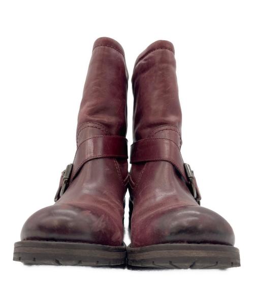 CLARKS（クラークス）CLARKS (クラークス) エンジニアブーツ ワインレッド サイズ:5 1/2の古着・服飾アイテム