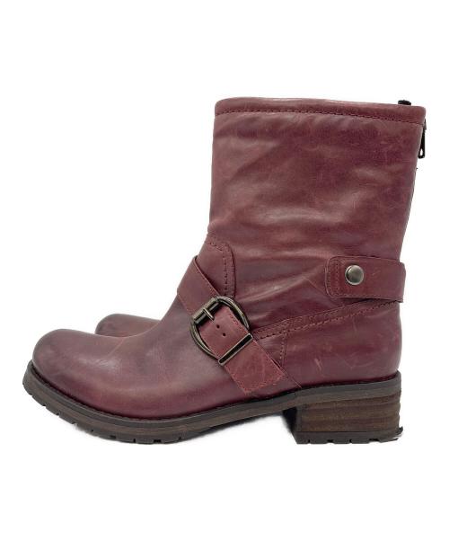 CLARKS（クラークス）CLARKS (クラークス) エンジニアブーツ ワインレッド サイズ:5 1/2の古着・服飾アイテム