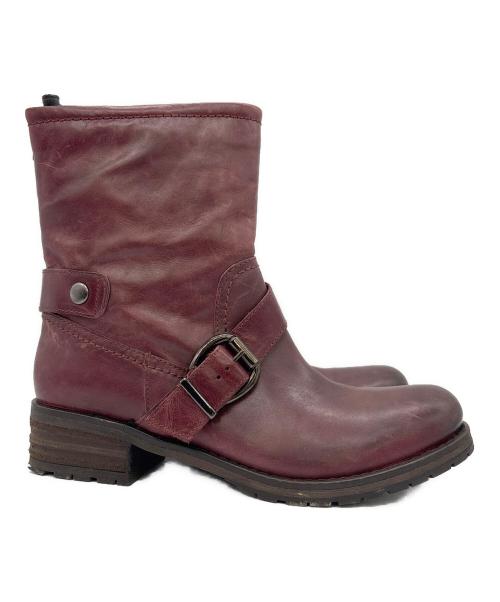 CLARKS（クラークス）CLARKS (クラークス) エンジニアブーツ ワインレッド サイズ:5 1/2の古着・服飾アイテム