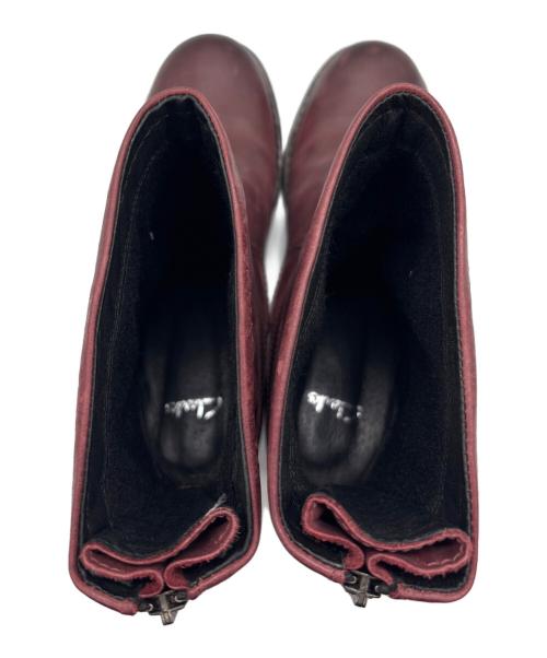 CLARKS（クラークス）CLARKS (クラークス) エンジニアブーツ ワインレッド サイズ:5 1/2の古着・服飾アイテム