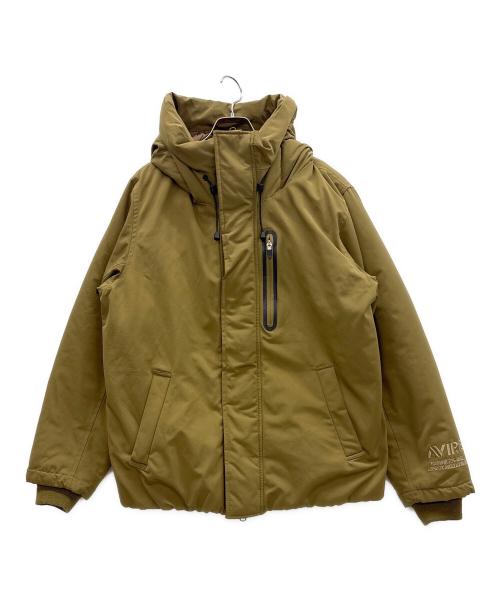 AVIREX（アヴィレックス）AVIREX (アヴィレックス) フードパディングジャケット カーキ サイズ:Mの古着・服飾アイテム
