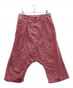 tricot COMME des GARCONSトリココムデギャルソン）の古着「サルエルパンツ」｜レッド×ホワイト