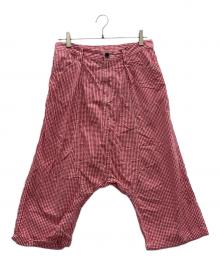tricot COMME des GARCONS（トリココムデギャルソン）の古着「サルエルパンツ」｜レッド×ホワイト