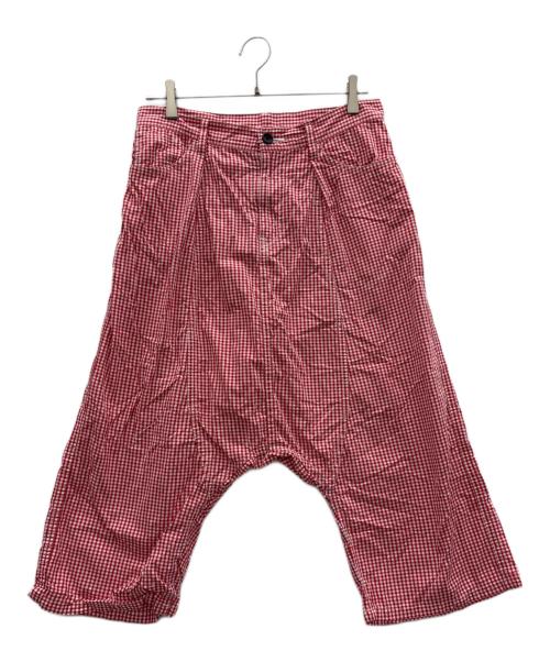 tricot COMME des GARCONS（トリココムデギャルソン）tricot COMME des GARCONS (トリココムデギャルソン) サルエルパンツ レッド×ホワイト サイズ:不明の古着・服飾アイテム
