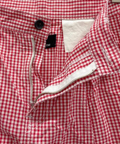tricot COMME des GARCONS（トリココムデギャルソン）tricot COMME des GARCONS (トリココムデギャルソン) サルエルパンツ レッド×ホワイト サイズ:不明の古着・服飾アイテム