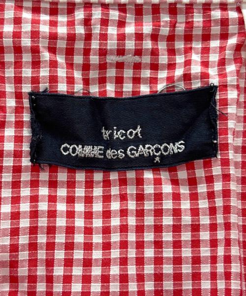 tricot COMME des GARCONS（トリココムデギャルソン）tricot COMME des GARCONS (トリココムデギャルソン) サルエルパンツ レッド×ホワイト サイズ:不明の古着・服飾アイテム
