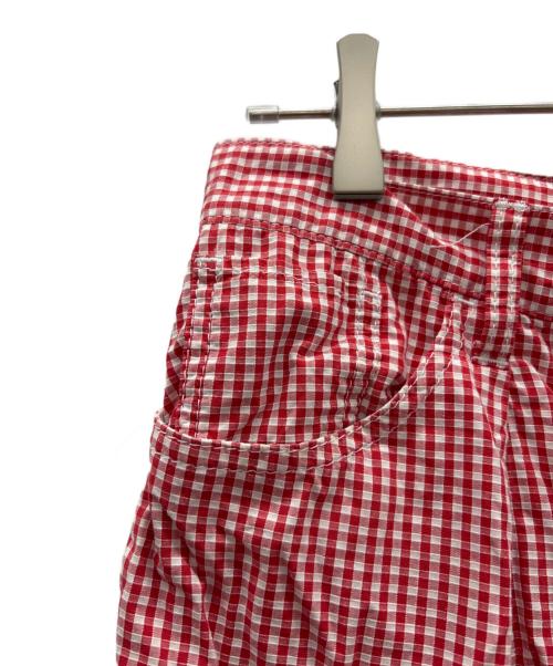 tricot COMME des GARCONS（トリココムデギャルソン）tricot COMME des GARCONS (トリココムデギャルソン) サルエルパンツ レッド×ホワイト サイズ:不明の古着・服飾アイテム