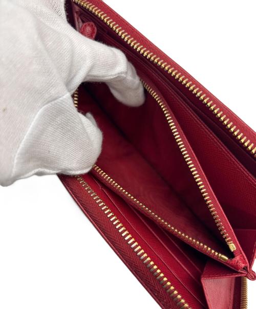 PRADA（プラダ）PRADA (プラダ) 長財布 レッドの古着・服飾アイテム