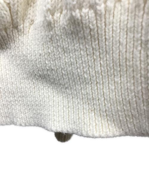 POLO RALPH LAUREN（ポロ・ラルフローレン）POLO RALPH LAUREN (ポロ・ラルフローレン) ケーブルニットカーディガン オフホワイト サイズ:Sの古着・服飾アイテム