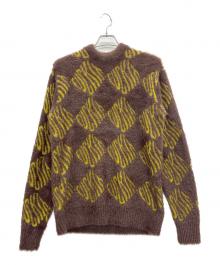 HUF（ハフ）の古着「セーター」｜ブラウン×イエロー