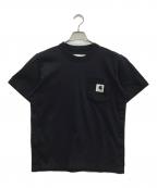 sacai×Carhartt WIPサカイ×カーハート ワークインプログレス）の古着「ポケットTシャツ」｜ネイビー
