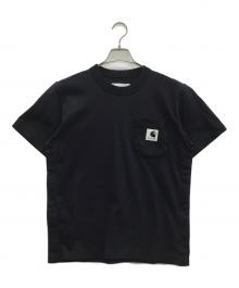 sacai×Carhartt WIP（サカイ×カーハート ワーク イン プログレス）の古着「ポケットTシャツ」｜ネイビー