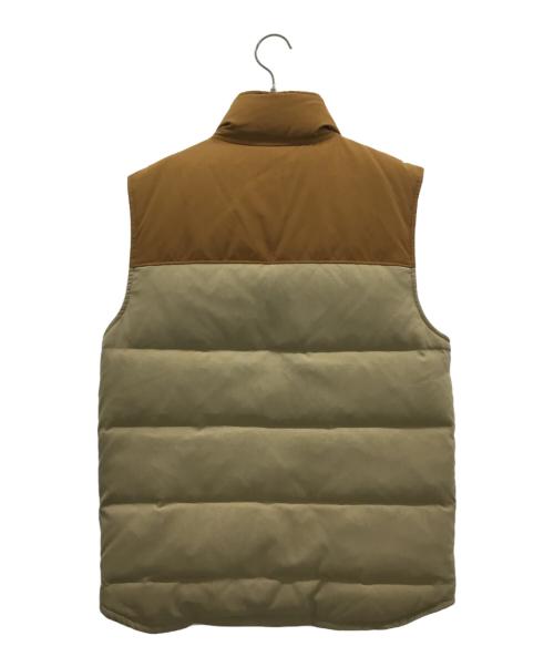 Patagonia（パタゴニア）Patagonia (パタゴニア) リバーシブルダウンベスト ベージュ×キャメル サイズ:Sの古着・服飾アイテム