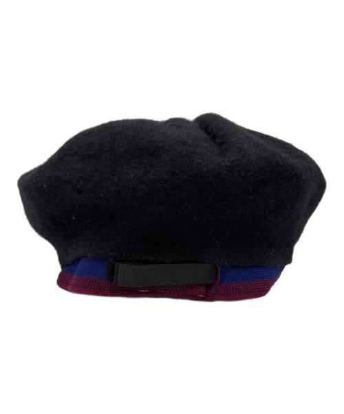 Vivienne Westwood（ヴィヴィアンウエストウッド）Vivienne Westwood (ヴィヴィアンウエストウッド) ベレー帽 ブラック サイズ:S-Mの古着・服飾アイテム