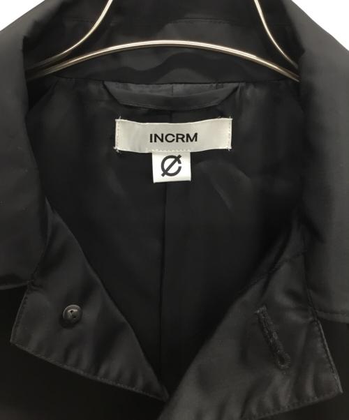INCRM（インクリム）INCRM (インクリム) ステンカラーコート ブラック サイズ:REGULARの古着・服飾アイテム