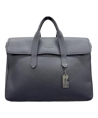 中古・古着通販】COACH (コーチ) ビジネスバッグ ネイビー｜ブランド