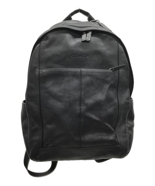 COACH（コーチ）COACH (コーチ) レザーリュック ブラックの古着・服飾アイテム