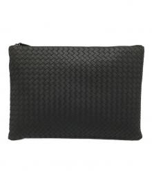 BOTTEGA VENETA（ボッテガベネタ）の古着「クラッチバッグ」｜ブラック
