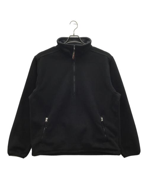 L.L.Bean（エルエルビーン）L.L.Bean (エルエルビーン) ハーフジップフリースジャケット ブラック サイズ:Lの古着・服飾アイテム