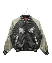 JUNGLE STORM（ジャングルストーム）の古着「スカジャン」｜グレー