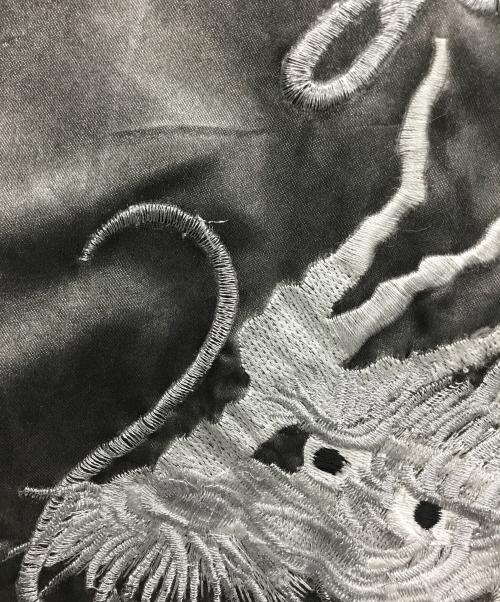 JUNGLE STORM（ジャングルストーム）JUNGLE STORM (ジャングルストーム) スカジャン グレー サイズ:Fの古着・服飾アイテム