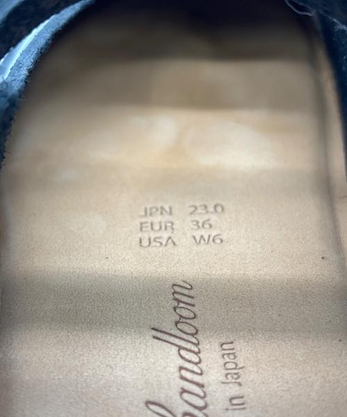 organic handloom（オーガニックハンドルーム）organic handloom (オーガニックハンドルーム) ストラップシューズ ブラック サイズ:23の古着・服飾アイテム