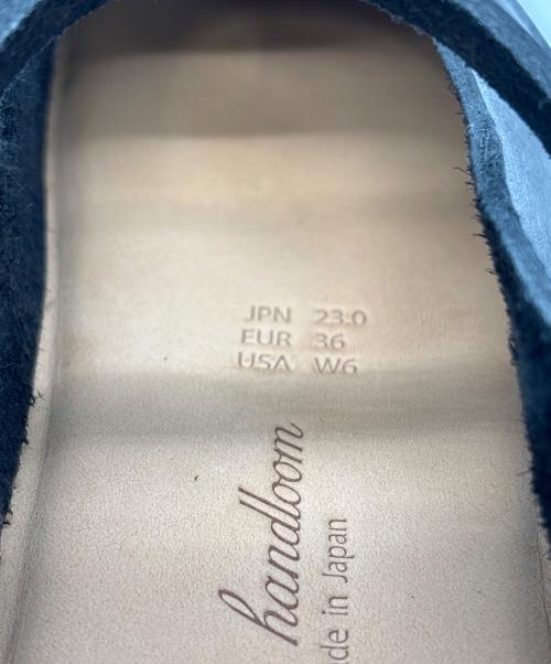 organic handloom（オーガニックハンドルーム）organic handloom (オーガニックハンドルーム) ストラップシューズ ブラック サイズ:23の古着・服飾アイテム