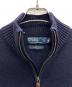 POLO RALPH LAUREN (ポロ・ラルフローレン) ジップニット ネイビー サイズ:M：6000円