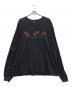 HARLEY-DAVIDSON（ハーレーダビッドソン）の古着「ロングスリーブカットソー」｜ブラック×オレンジ