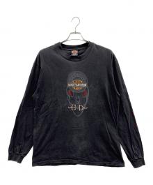 HARLEY-DAVIDSON（ハーレーダビッドソン）の古着「ロングスリーブカットソー」｜ブラック