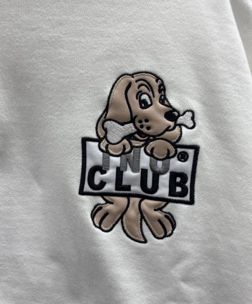 GALFY（ガルフィー）GALFY (ガルフィー) ハーフジップスウェット ホワイト サイズ:中型犬（L)の古着・服飾アイテム