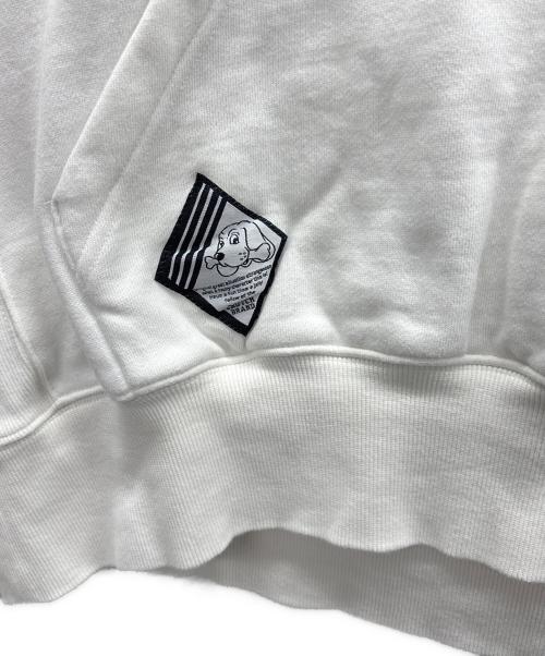 GALFY（ガルフィー）GALFY (ガルフィー) ハーフジップスウェット ホワイト サイズ:中型犬（L)の古着・服飾アイテム