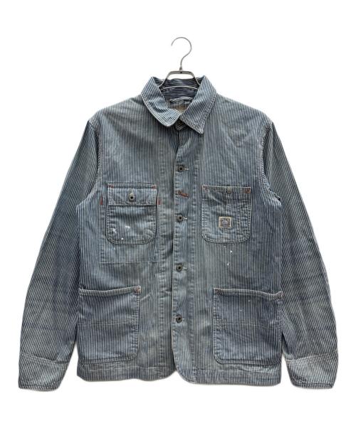 POLO RALPH LAUREN（ポロ・ラルフローレン）POLO RALPH LAUREN (ポロ・ラルフローレン) カバーオール ブルー×ホワイト サイズ:Sの古着・服飾アイテム