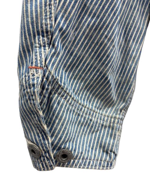 POLO RALPH LAUREN（ポロ・ラルフローレン）POLO RALPH LAUREN (ポロ・ラルフローレン) カバーオール ブルー×ホワイト サイズ:Sの古着・服飾アイテム