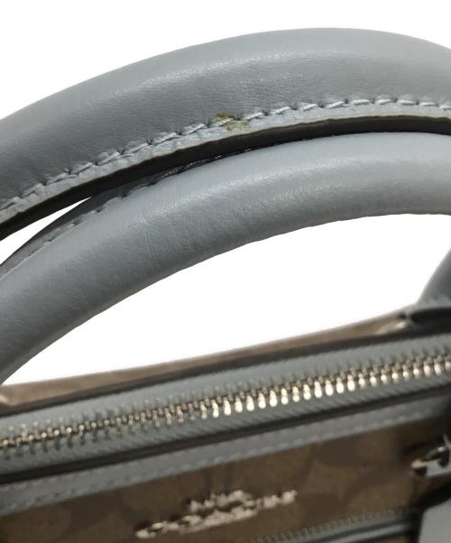 COACH（コーチ）COACH (コーチ) 2WAYショルダーバッグ ブラウン×ブルーの古着・服飾アイテム