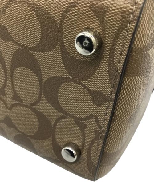 COACH（コーチ）COACH (コーチ) 2WAYショルダーバッグ ブラウン×ブルーの古着・服飾アイテム