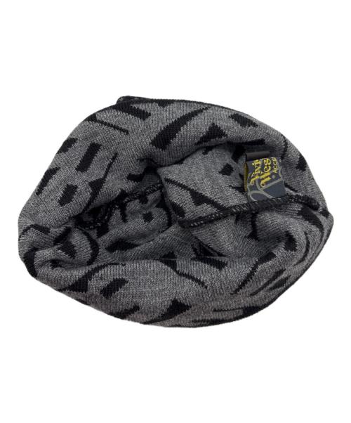 Vivienne Westwood（ヴィヴィアンウエストウッド）Vivienne Westwood (ヴィヴィアンウエストウッド) ニット帽 ブラック×グレーの古着・服飾アイテム