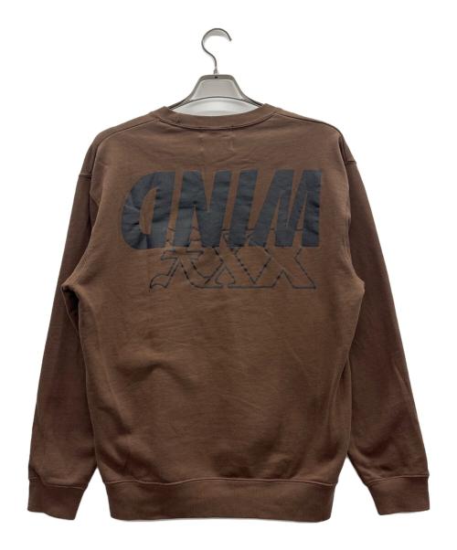 GOD SELECTION XXX（ゴッド セレクション トリプルエックス）GOD SELECTION XXX (ゴッド セレクション トリプルエックス) WIND AND SEA (ウィンダンシー) スウェット ブラウン×ブラック サイズ:Mの古着・服飾アイテム