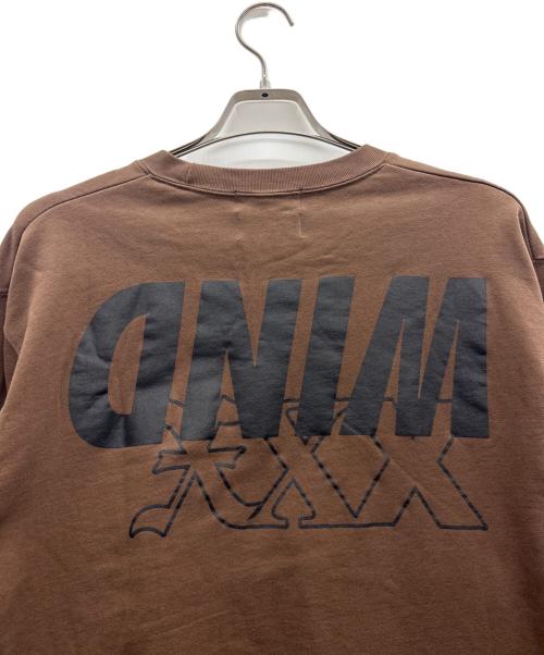 GOD SELECTION XXX（ゴッド セレクション トリプルエックス）GOD SELECTION XXX (ゴッド セレクション トリプルエックス) WIND AND SEA (ウィンダンシー) スウェット ブラウン×ブラック サイズ:Mの古着・服飾アイテム