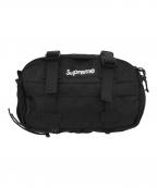 SUPREMEシュプリーム）の古着「19AW Waist Bag」｜ブラック×ホワイト