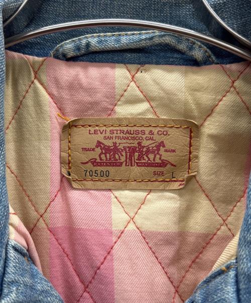 LEVI'S（リーバイス）LEVI'S (リーバイス) 裏地フランネルデニムジャケット ライトブルー サイズ:Lの古着・服飾アイテム