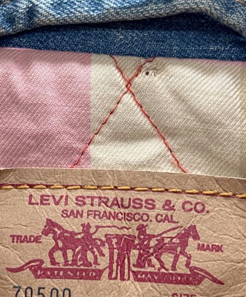 LEVI'S（リーバイス）LEVI'S (リーバイス) 裏地フランネルデニムジャケット ライトブルー サイズ:Lの古着・服飾アイテム