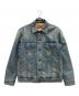 LEVI'S（リーバイス）の古着「裏地フランネルデニムジャケット」｜ライトブルー