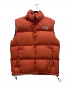 THE NORTH FACEザ ノース フェイス）の古着「700フィルダウンベスト」｜オレンジ