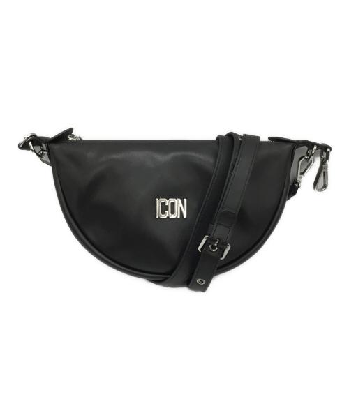 DSQUARED2（ディースクエアード）DSQUARED2 (ディースクエアード) ショルダーバッグ ブラックの古着・服飾アイテム