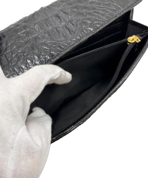 NOBLAND（ノーブランド）NOBLAND (ノーブランド) 長財布 ブラックの古着・服飾アイテム