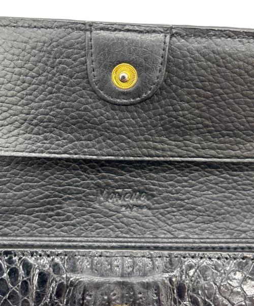 NOBLAND（ノーブランド）NOBLAND (ノーブランド) 長財布 ブラックの古着・服飾アイテム